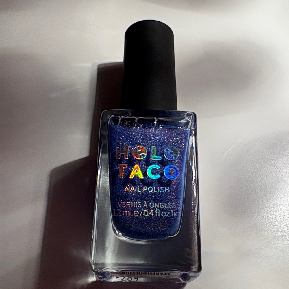 Holo Taco nail polish in BLUE RIZZLER NEW
